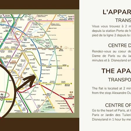 12.Appart 4Pers#1 Bedroom #Pere Lachaise #Nation Paris Ngoại thất bức ảnh