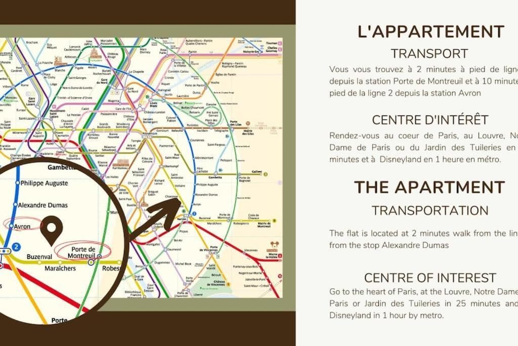 12.Appart 4Pers#1 Bedroom #Pere Lachaise #Nation Paris Ngoại thất bức ảnh